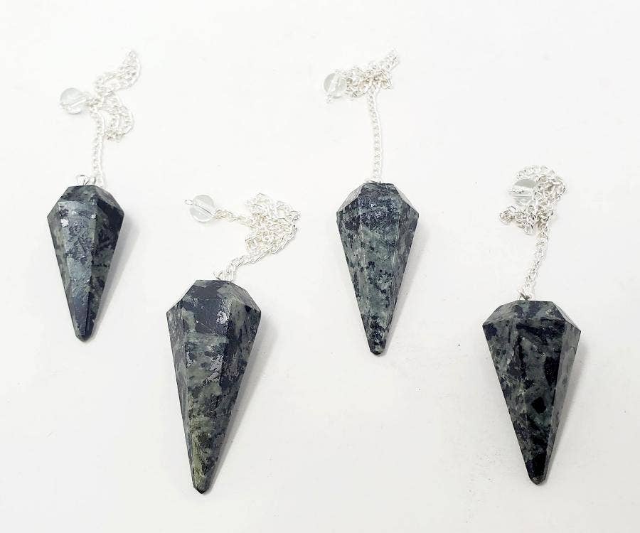 Cuprite Crystal Gemstone Pendulum with Chain(4PACK)