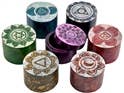 7 Pieces Chakra Carved Box Set - 2"D, 1.5"H