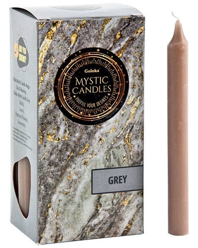 Goloka Gray Mini Ritual Candle (Pack of 20) - 0.5"x5"