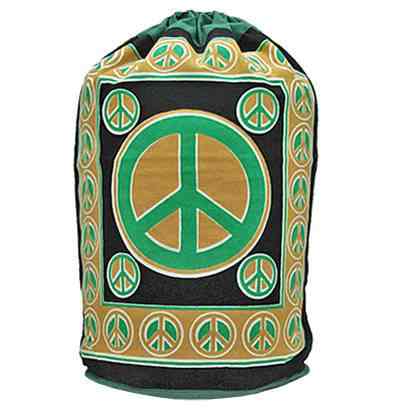 Peace Sign Backpack - 18"L