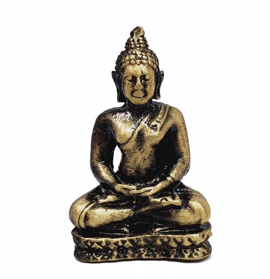 Meditation Buddha mini statue 1.25" H