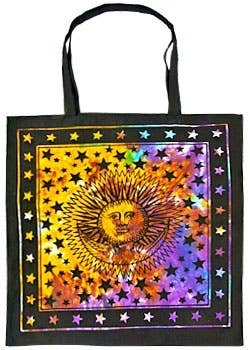 Celestial Tote Bag (Tie Dye) - 18" x 18"