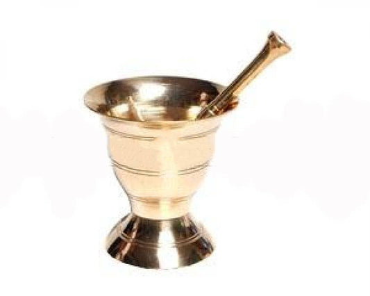 Brass Mortar & Pestle 2"