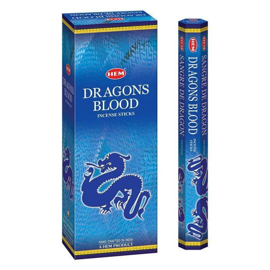 Hem Dragon's Blood Blue Incense 120 Sticks