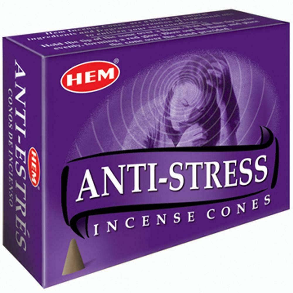 Anti Stress Hem Incense Cones Bulk Wholesale 1 Box 120 Cones