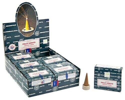 Satya Incense Cones 12 Cones Pack (12 Per Box) US Seller Free Shipping