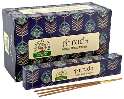 Namaste India - Arruda Incense - 12 Sticks Pack