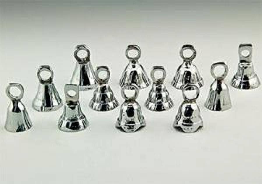 2" Chrome Plated Brass Bell (Set of 12)