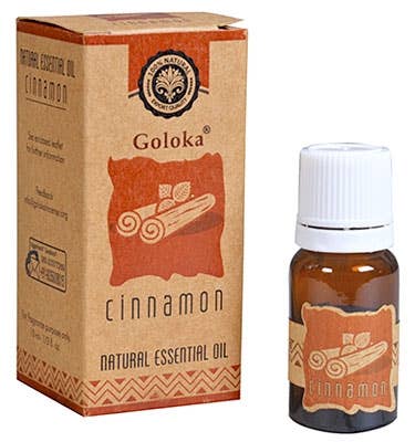 Goloka Cinnamon Essential Oil 10 ML - 1/3 FL Oz.