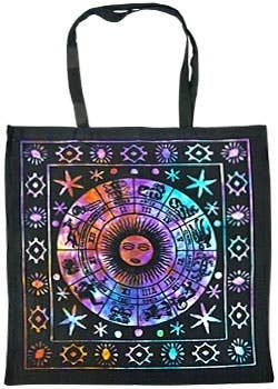 Zodiac Tote Bag (tie Dye) - 18" x 18"