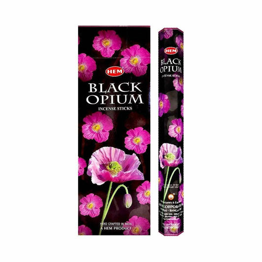 Hem Black Opium Incense 120 Sticks