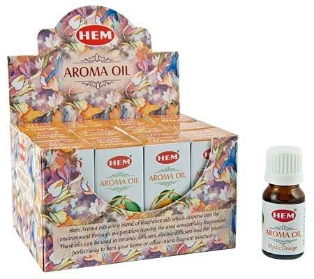 Hem Mystic Aroma Organic Oil 10ML per Bottle (12 P/Box)