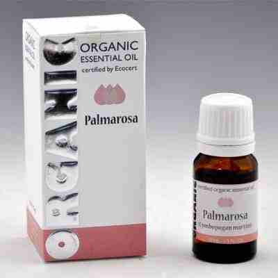 Auroshikha Palmarosa Organic Essential Oil 10ml - 1/3fl.oz.