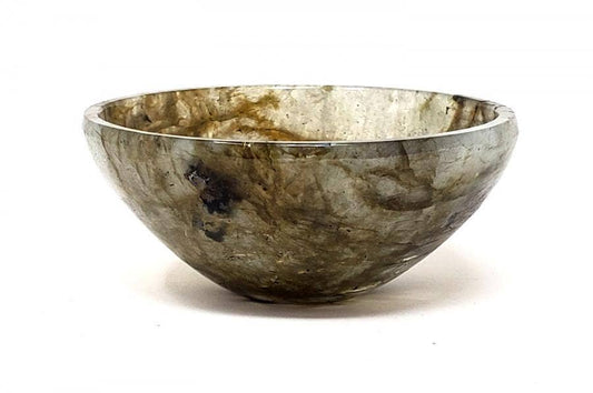 Labradorite Gem Stone Bowl 2" Diameter x 0.75" High