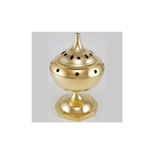 Brass Censer Burner 7"H