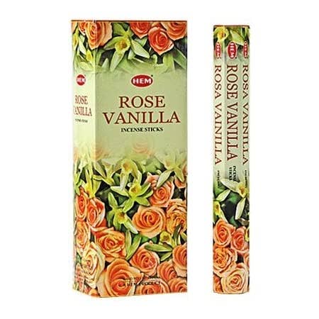 Hem Rose Vanilla Incense 120 Sticks