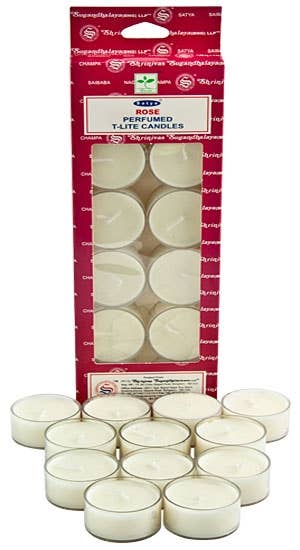 Satya Tea Light Candles (12 Per Pack)