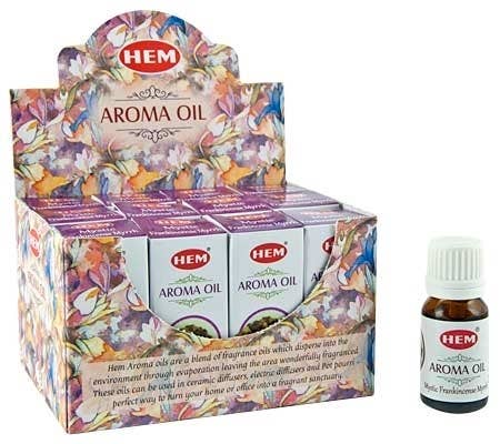 Hem Mystic Aroma Organic Oil 10ML per Bottle (12 P/Box)