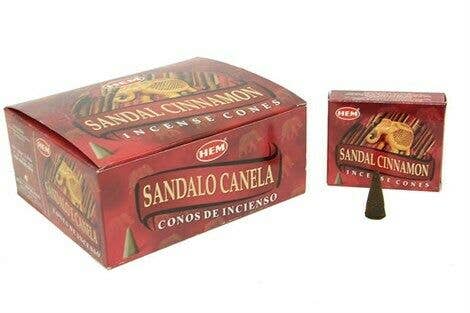 Sandal Cinnamon Hem Incense Cones Wholesale 120 cones