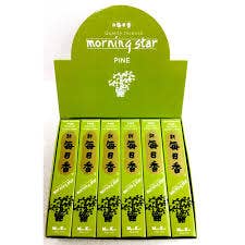 Morning Star Pine Incense 50 Sticks (12 Packs)