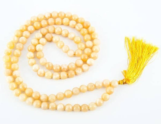 Calcite Prayer Mala - 8mm