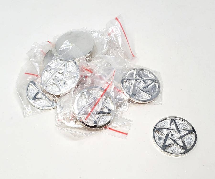 Pentagram Altar Coin 1.25" ( 48 Pc )