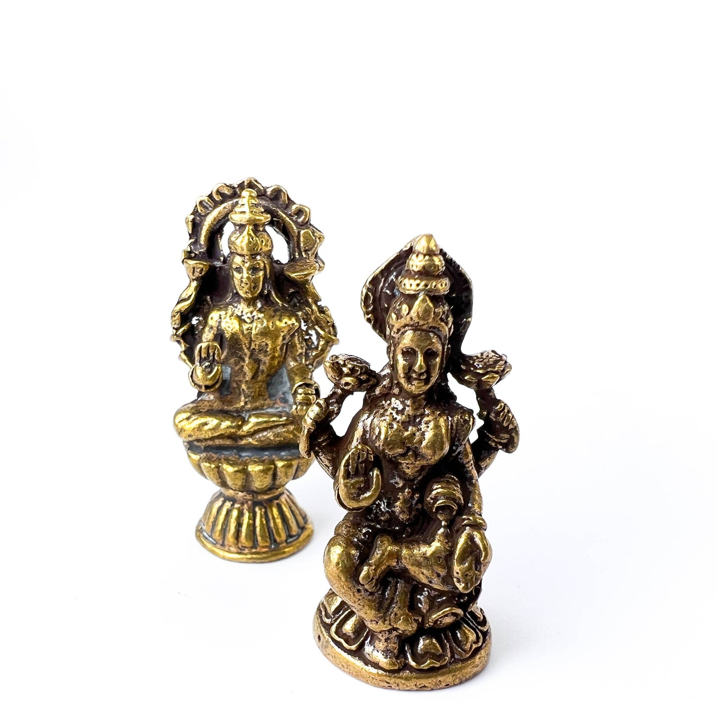 1-2" Goddess Lakshmi Mini Statue (Assorted Designs)