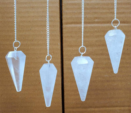 Quartz Crystal Pendulum with Chain(4PACK)