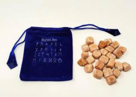 Peach Moon Stone Rune Set