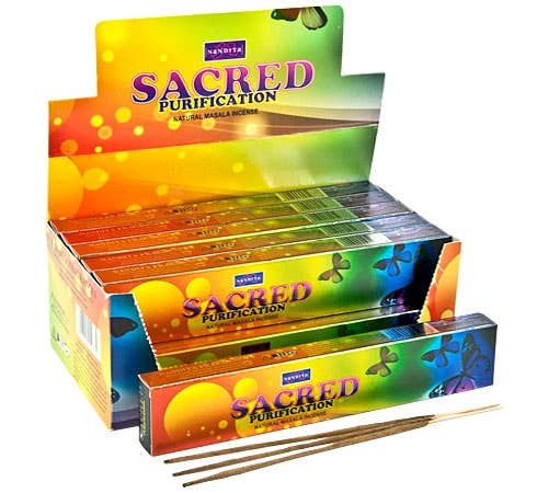 Sacred Purification Incense - 15 Sticks Pack (12 Packs Per B