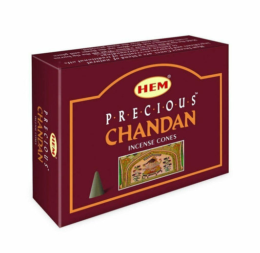 Precious Chandan Hem Incense Cones Bulk Wholesale 120 Cones