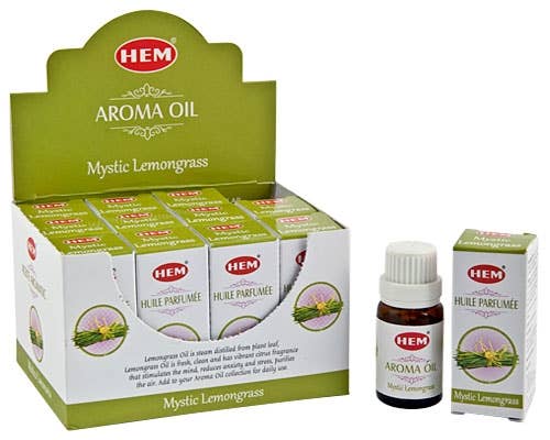 Hem Mystic Aroma Organic Oil 10ML per Bottle (12 P/Box)