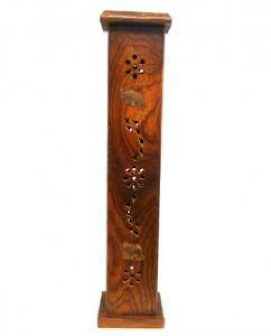 Tower Wooden Incense Burner for Sticks and Cones Choose Your Design