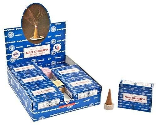 Satya Incense Cones 12 Cones Pack (12 Per Box) US Seller Free Shipping