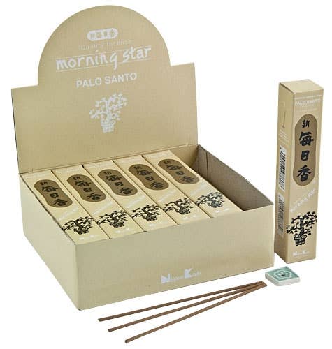 Morning Star Palo Santo Incense 50 Sticks (12 Packs)