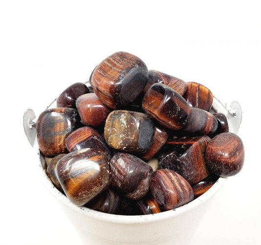 Red Tiger Eye Tumbled Stone 1 Lb