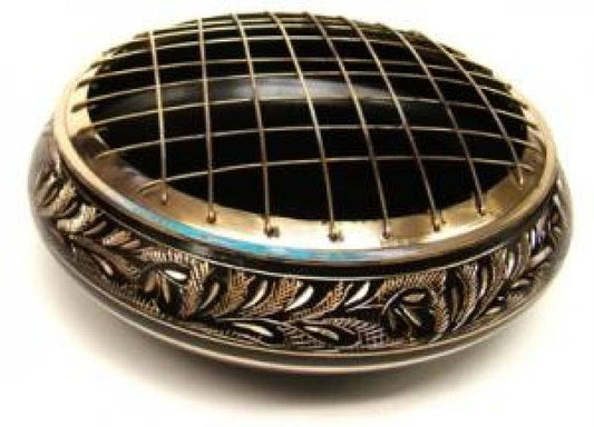 Brass Screen Charcaol Burner 6"D