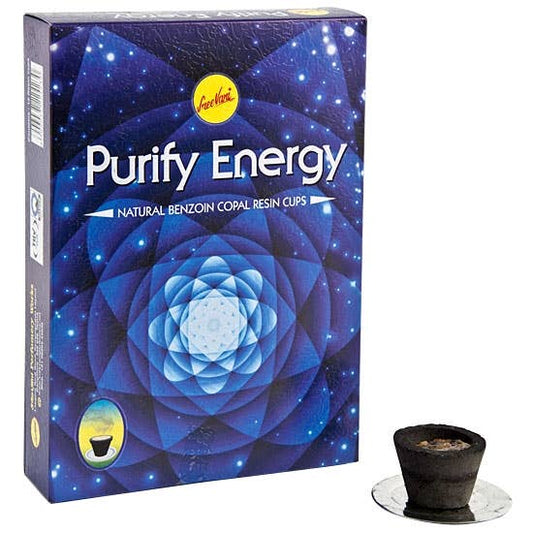 Purfiy Energy Perfumed Resin Incense Cup - 12 Cups Per Box