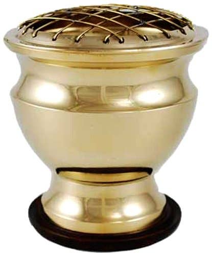 Brass Screen Charcoal Burner 4"H