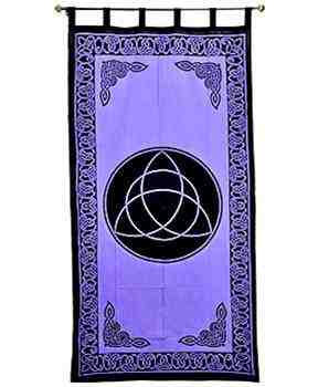 Triquetra Curtain (Purple) - 44"x88"