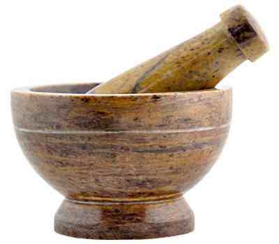 Soapstone Mortar & Pestle - 2.5"H, 4"D SBR36