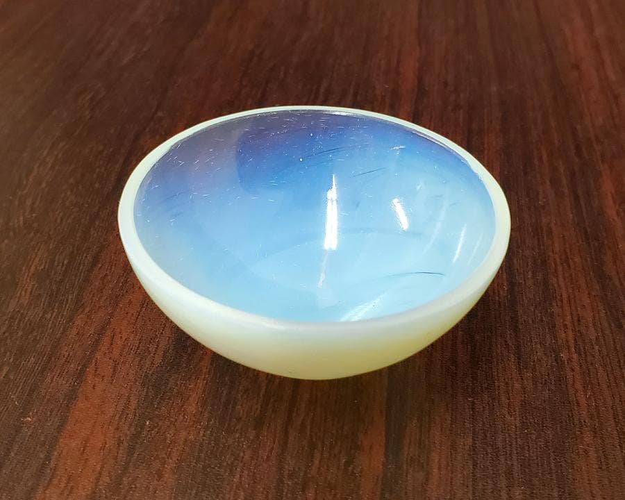 Opalite Gem Stone Bowl 2" Diameter x 0.75" High