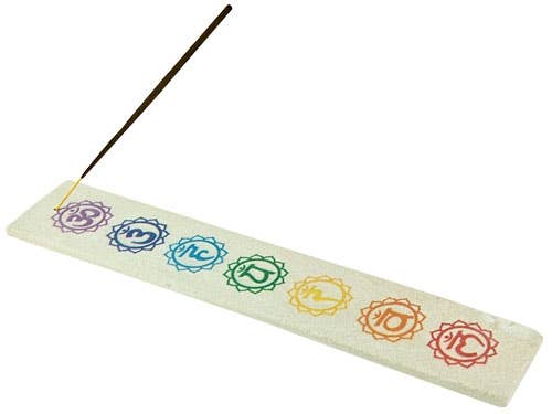 2 Pieces Chakra Sandstone Incense Stick Burner - 10"x2