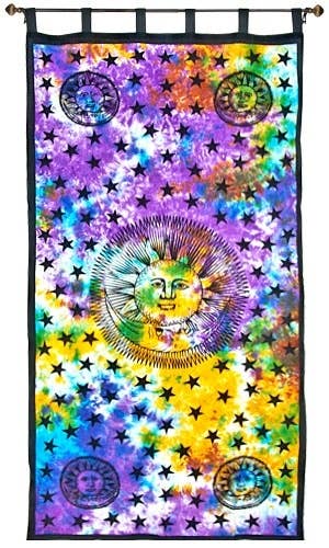 Celestial Curtain (Tie Dye) - 44"x88"