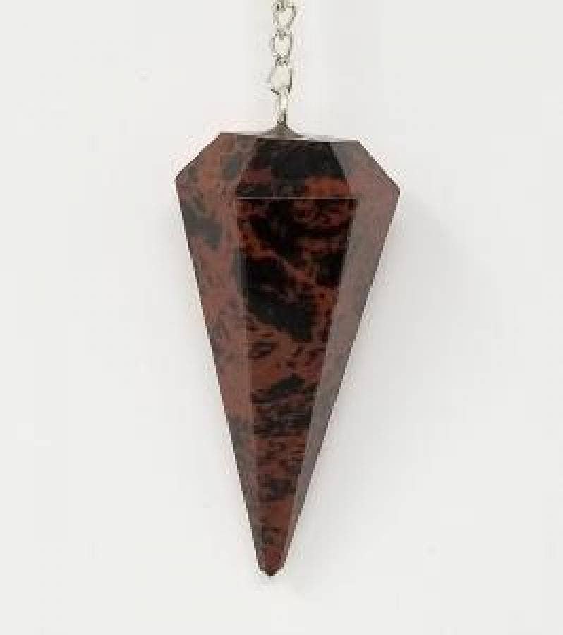 Mahogany Obsidian Pendulum with Chain(4PACK)