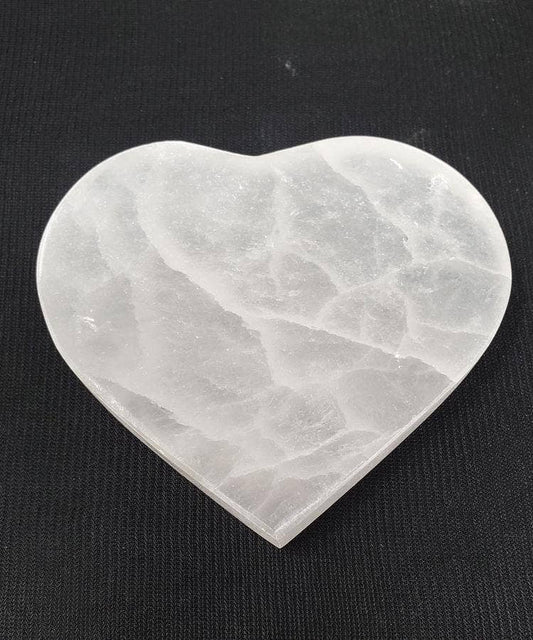 Selenite Heart 4"