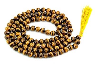 Tiger Eye Prayer Mala - 8mm