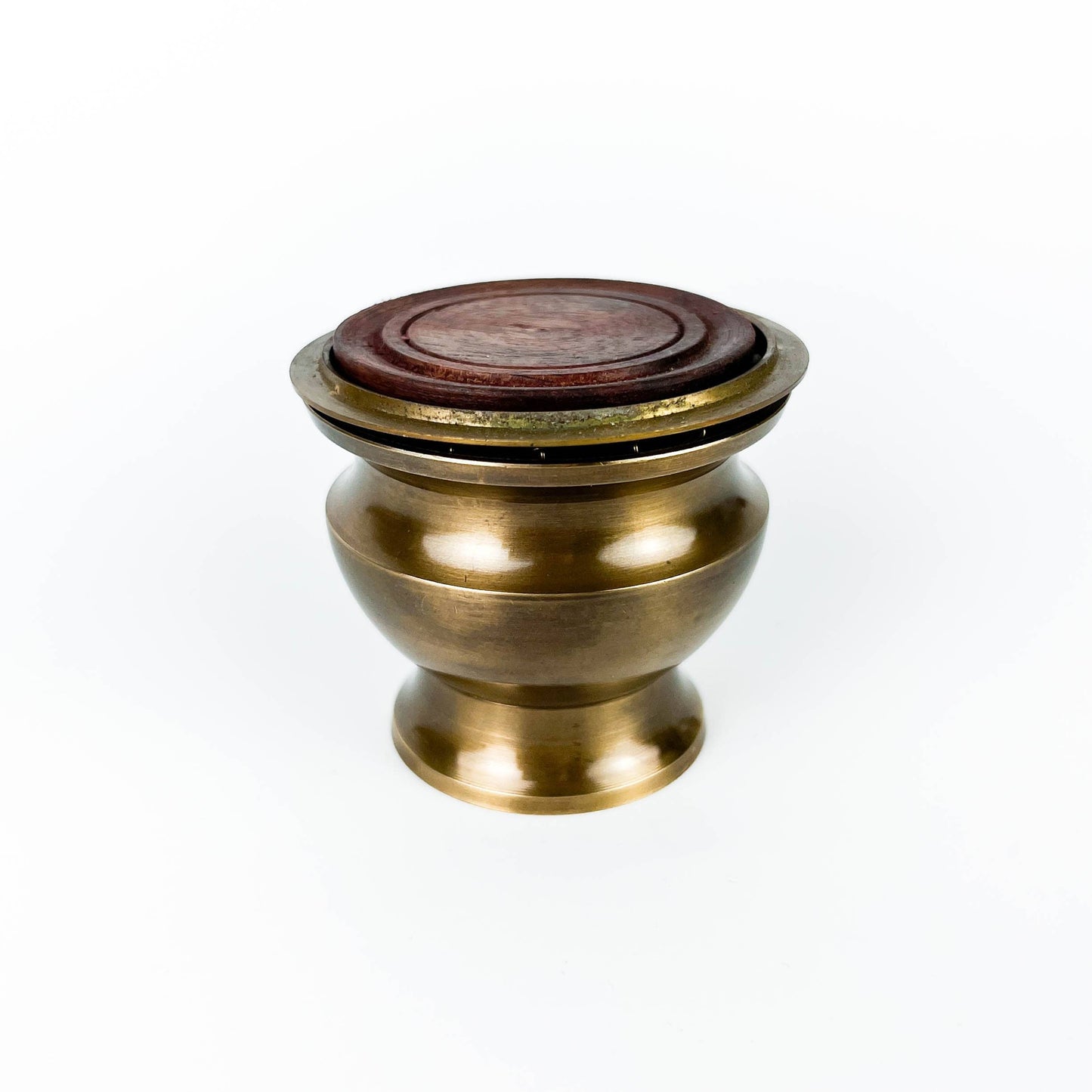 Brass Screen Charcoal Burner 2"H 2.25"D