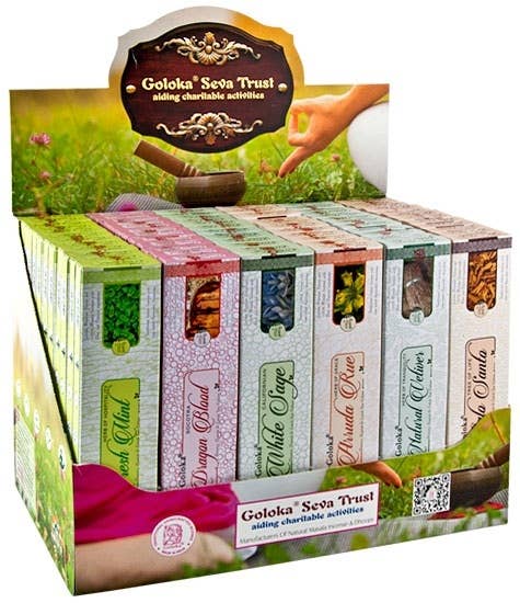 Goloka Popular Series Incense Display Set - 72 Packs