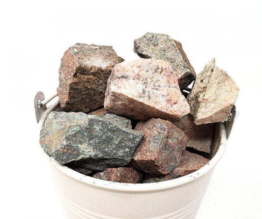 1 Kilo - Unakite Raw Natural Stone (2.2 Lb's)